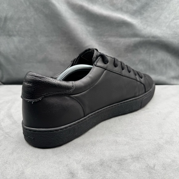 Coach C126 Low-Top Sneakers Men’s Shoes Size 12 Black Leather Stylish Comfort - Picture 7 of 14